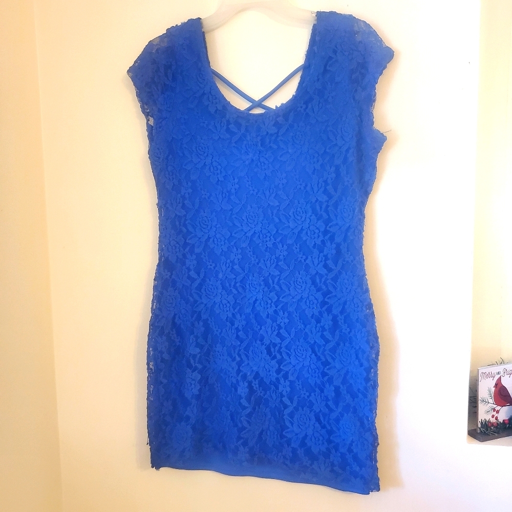 TMG Lace Bodycon Mini Dress Made in the US